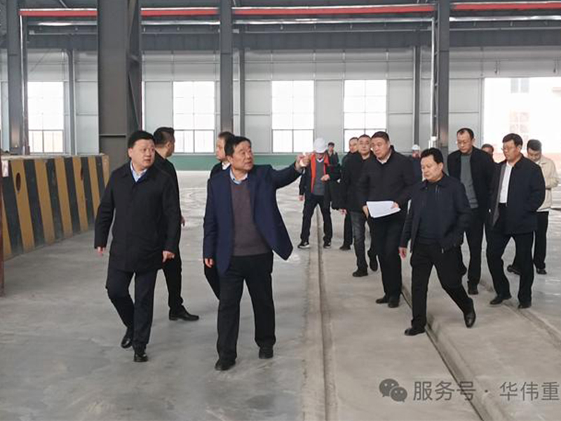 市、區(qū)領(lǐng)導(dǎo)調(diào)研華偉重工
